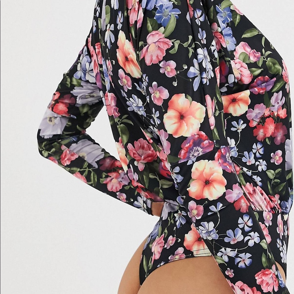Missguided NEW Floral Bodysuit Sold - Picture 2 of 7